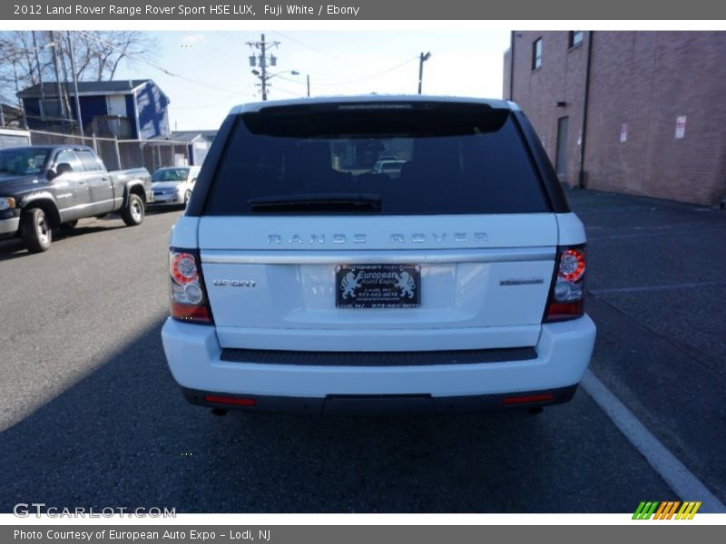 Fuji White / Ebony 2012 Land Rover Range Rover Sport HSE LUX