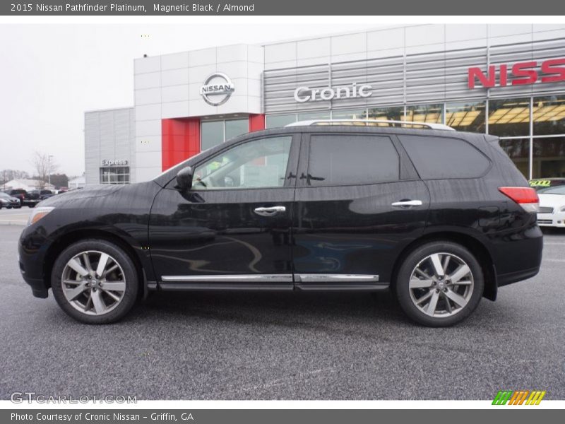 Magnetic Black / Almond 2015 Nissan Pathfinder Platinum