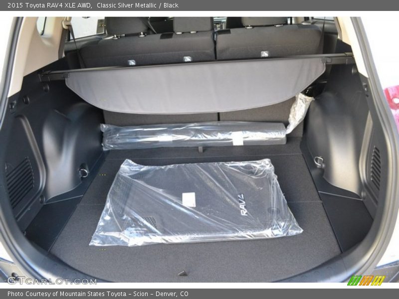 Classic Silver Metallic / Black 2015 Toyota RAV4 XLE AWD