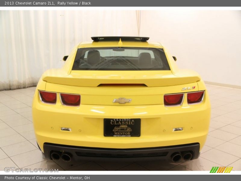 Rally Yellow / Black 2013 Chevrolet Camaro ZL1