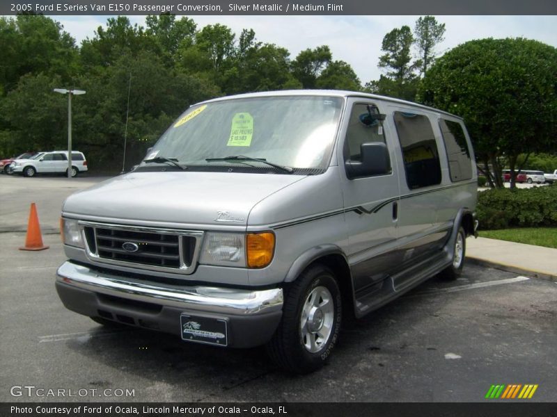 Silver Metallic / Medium Flint 2005 Ford E Series Van E150 Passenger Conversion