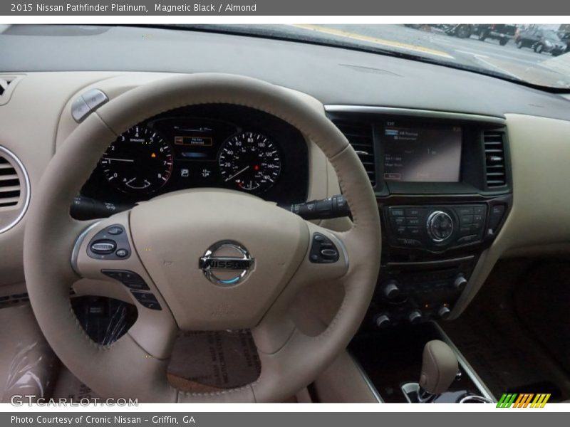 Magnetic Black / Almond 2015 Nissan Pathfinder Platinum