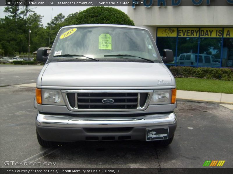 Silver Metallic / Medium Flint 2005 Ford E Series Van E150 Passenger Conversion