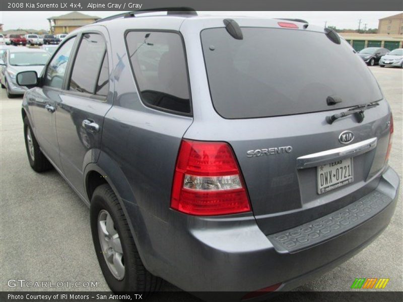 Alpine Gray / Gray 2008 Kia Sorento LX 4x4