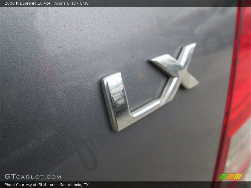 Alpine Gray / Gray 2008 Kia Sorento LX 4x4