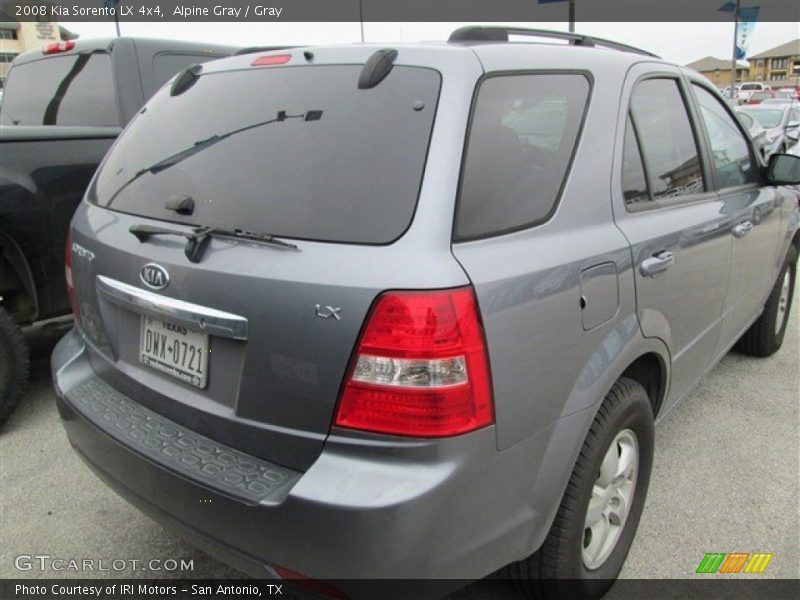 Alpine Gray / Gray 2008 Kia Sorento LX 4x4