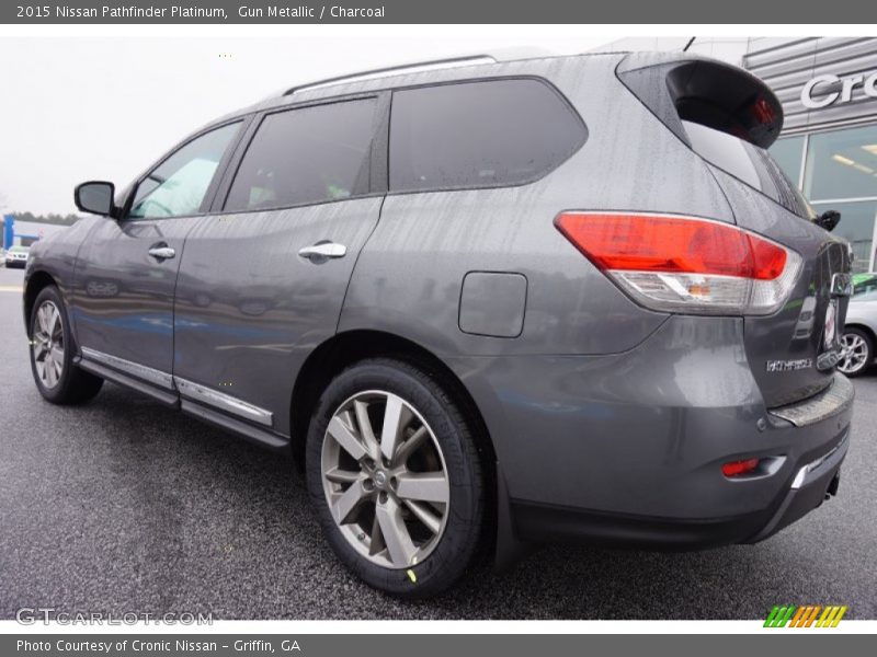 Gun Metallic / Charcoal 2015 Nissan Pathfinder Platinum