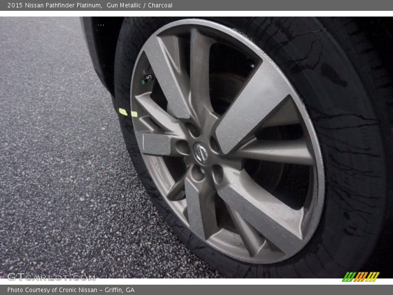 Gun Metallic / Charcoal 2015 Nissan Pathfinder Platinum