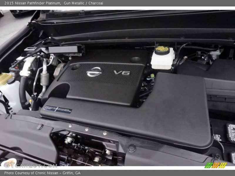 Gun Metallic / Charcoal 2015 Nissan Pathfinder Platinum