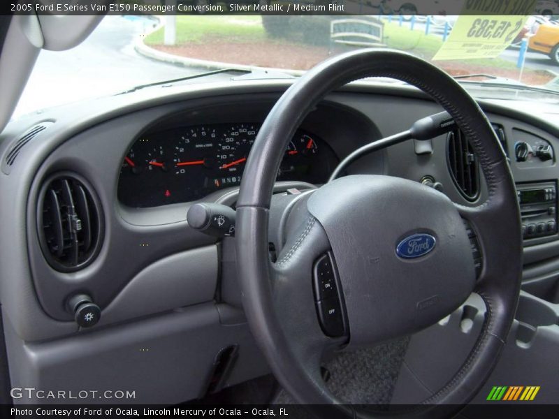 Silver Metallic / Medium Flint 2005 Ford E Series Van E150 Passenger Conversion