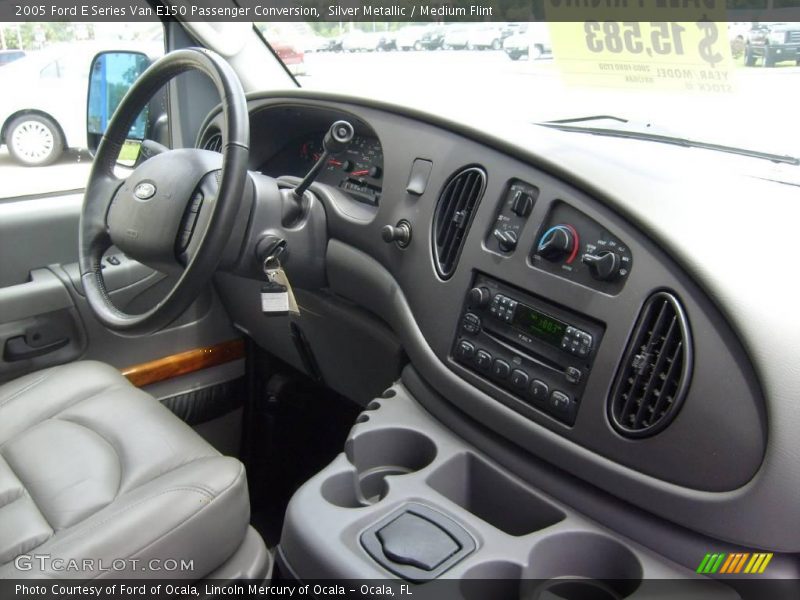Silver Metallic / Medium Flint 2005 Ford E Series Van E150 Passenger Conversion