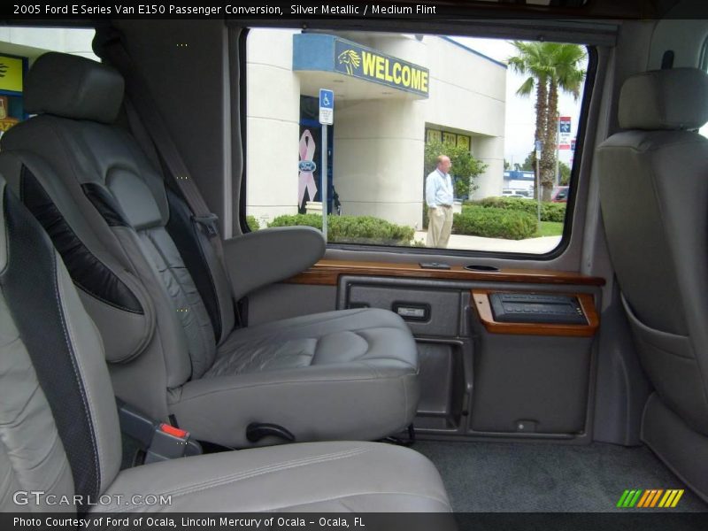 Silver Metallic / Medium Flint 2005 Ford E Series Van E150 Passenger Conversion