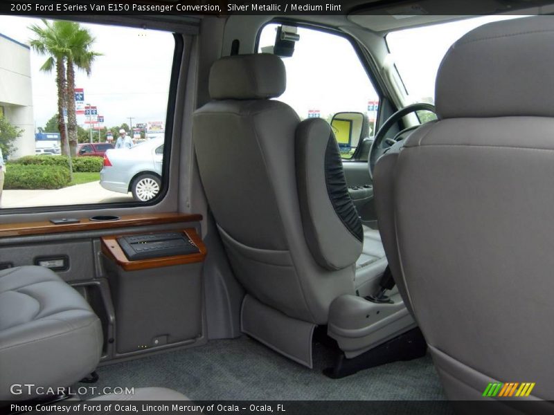 Silver Metallic / Medium Flint 2005 Ford E Series Van E150 Passenger Conversion