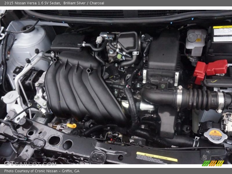 Brilliant Silver / Charcoal 2015 Nissan Versa 1.6 SV Sedan