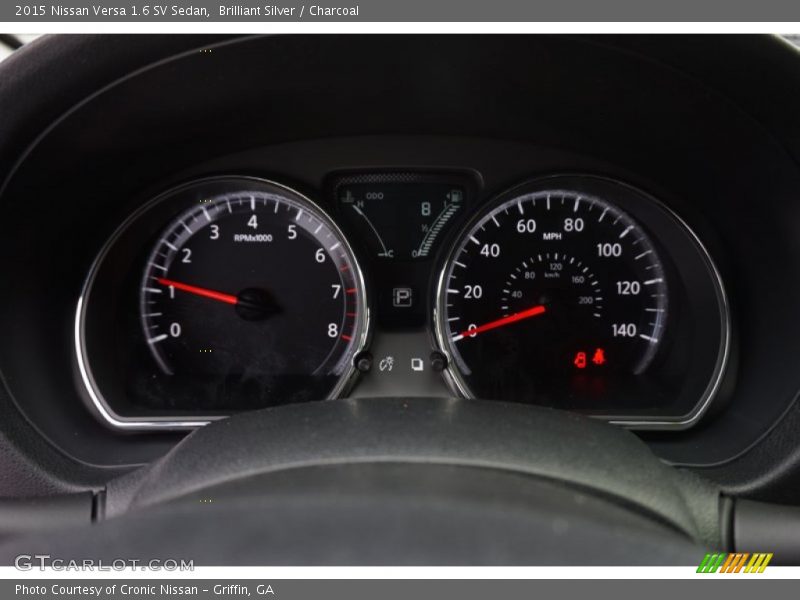 Brilliant Silver / Charcoal 2015 Nissan Versa 1.6 SV Sedan