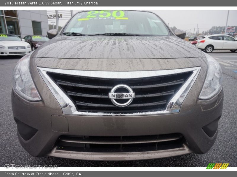 Titanium / Charcoal 2015 Nissan Versa 1.6 SV Sedan