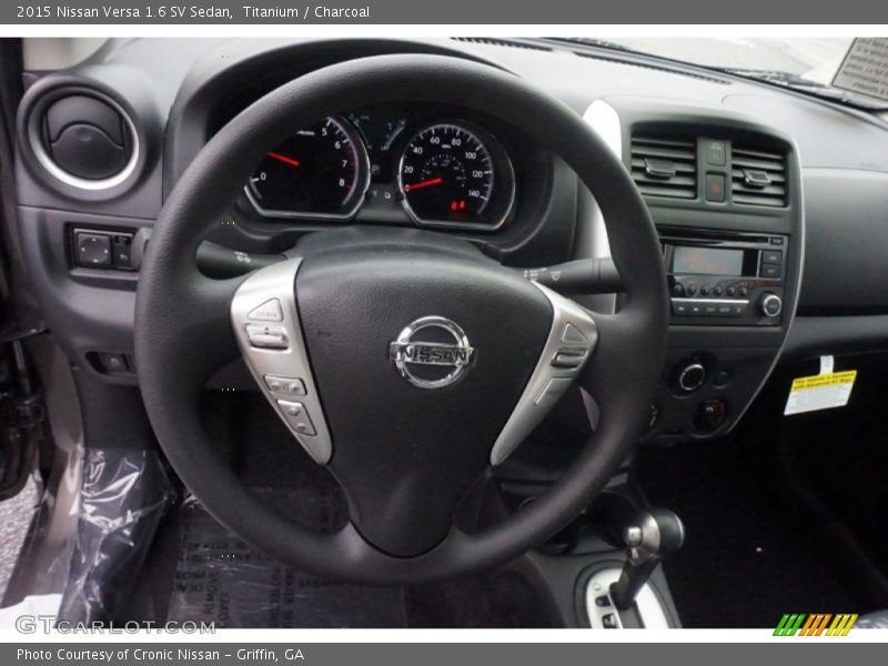 Titanium / Charcoal 2015 Nissan Versa 1.6 SV Sedan