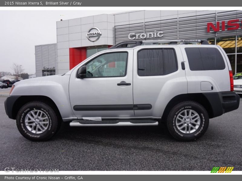 Brilliant Silver / Gray 2015 Nissan Xterra S