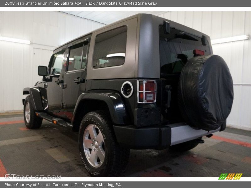 Black / Dark Slate Gray/Med Slate Gray 2008 Jeep Wrangler Unlimited Sahara 4x4