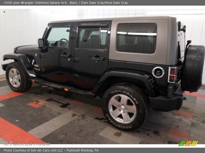Black / Dark Slate Gray/Med Slate Gray 2008 Jeep Wrangler Unlimited Sahara 4x4