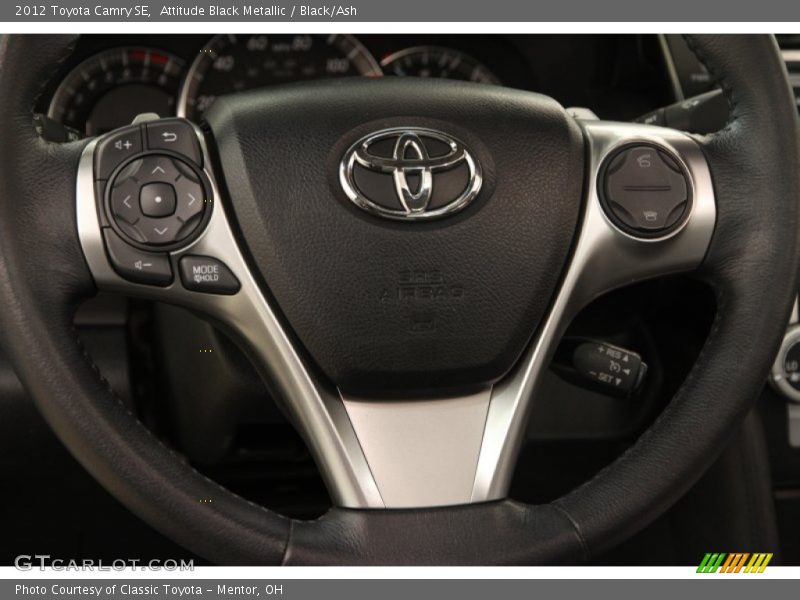 Attitude Black Metallic / Black/Ash 2012 Toyota Camry SE