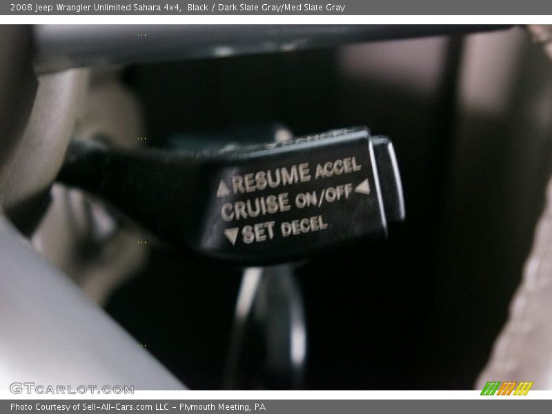 Black / Dark Slate Gray/Med Slate Gray 2008 Jeep Wrangler Unlimited Sahara 4x4
