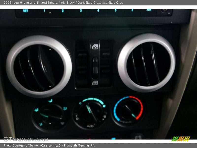 Black / Dark Slate Gray/Med Slate Gray 2008 Jeep Wrangler Unlimited Sahara 4x4