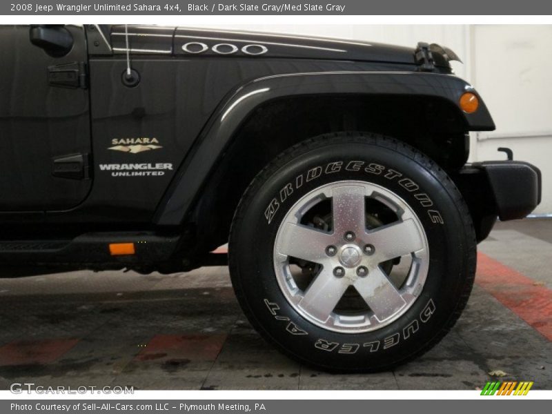 Black / Dark Slate Gray/Med Slate Gray 2008 Jeep Wrangler Unlimited Sahara 4x4