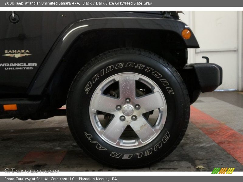 Black / Dark Slate Gray/Med Slate Gray 2008 Jeep Wrangler Unlimited Sahara 4x4