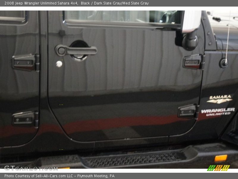 Black / Dark Slate Gray/Med Slate Gray 2008 Jeep Wrangler Unlimited Sahara 4x4