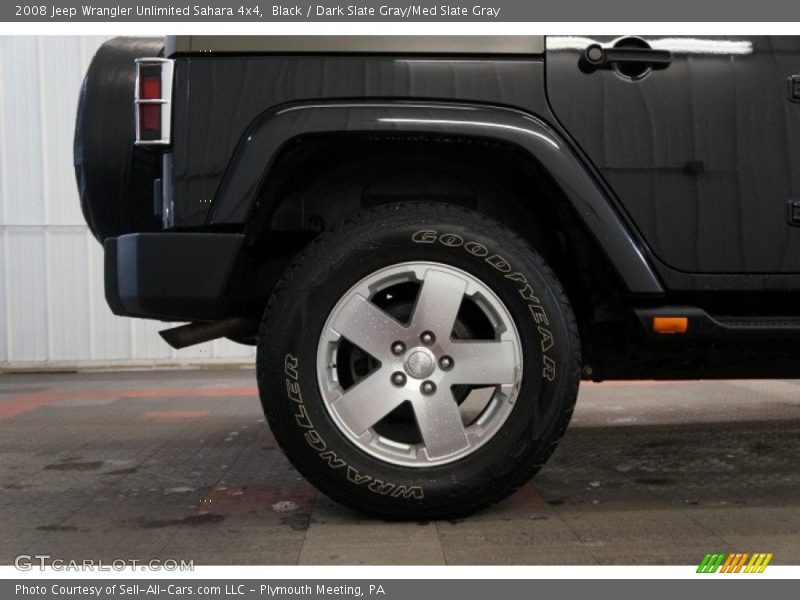 Black / Dark Slate Gray/Med Slate Gray 2008 Jeep Wrangler Unlimited Sahara 4x4