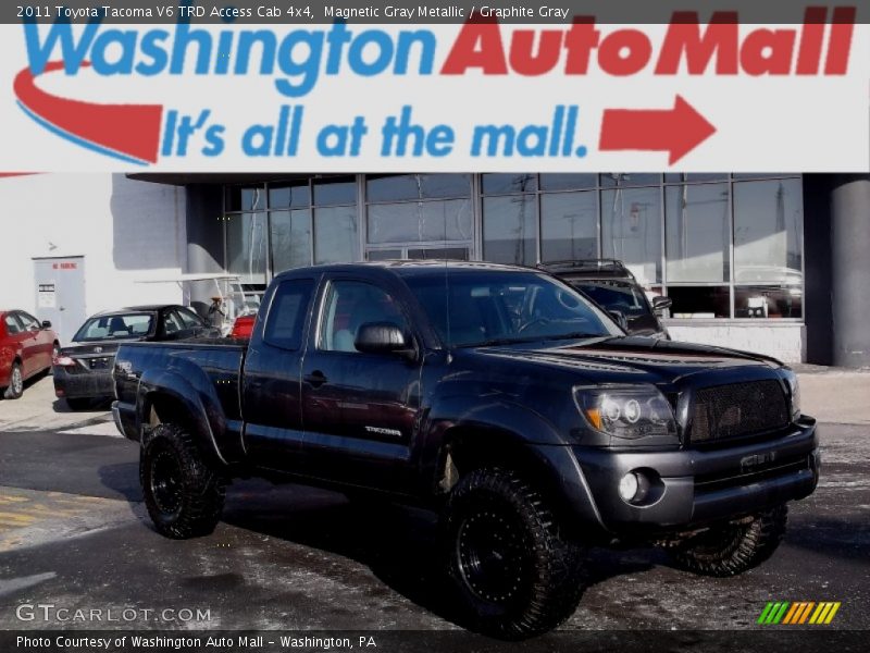 Magnetic Gray Metallic / Graphite Gray 2011 Toyota Tacoma V6 TRD Access Cab 4x4