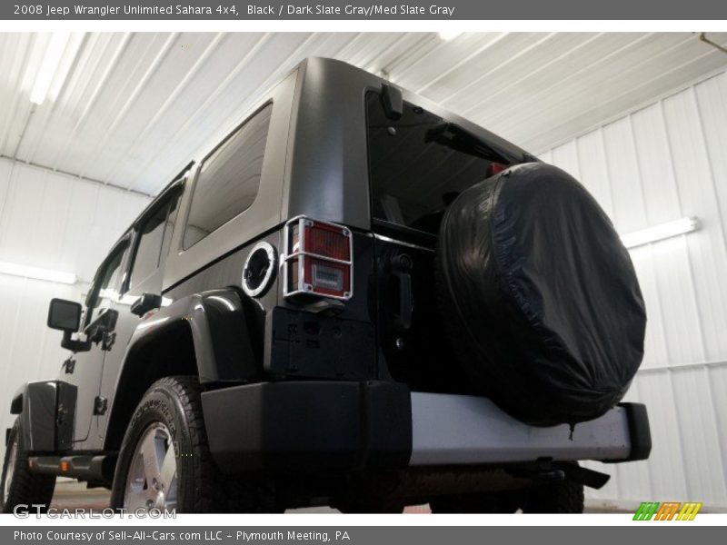 Black / Dark Slate Gray/Med Slate Gray 2008 Jeep Wrangler Unlimited Sahara 4x4