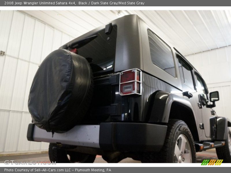 Black / Dark Slate Gray/Med Slate Gray 2008 Jeep Wrangler Unlimited Sahara 4x4