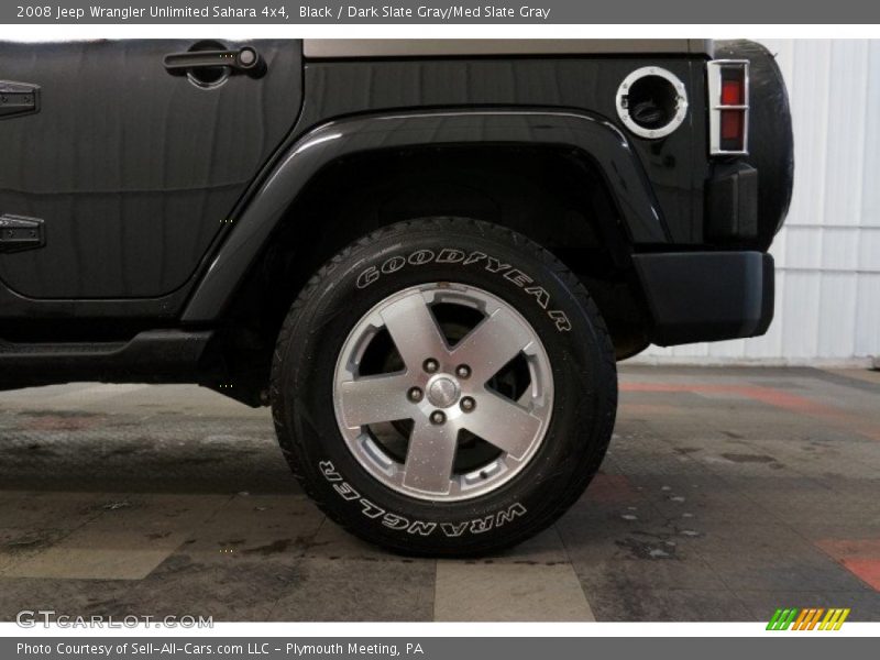 Black / Dark Slate Gray/Med Slate Gray 2008 Jeep Wrangler Unlimited Sahara 4x4