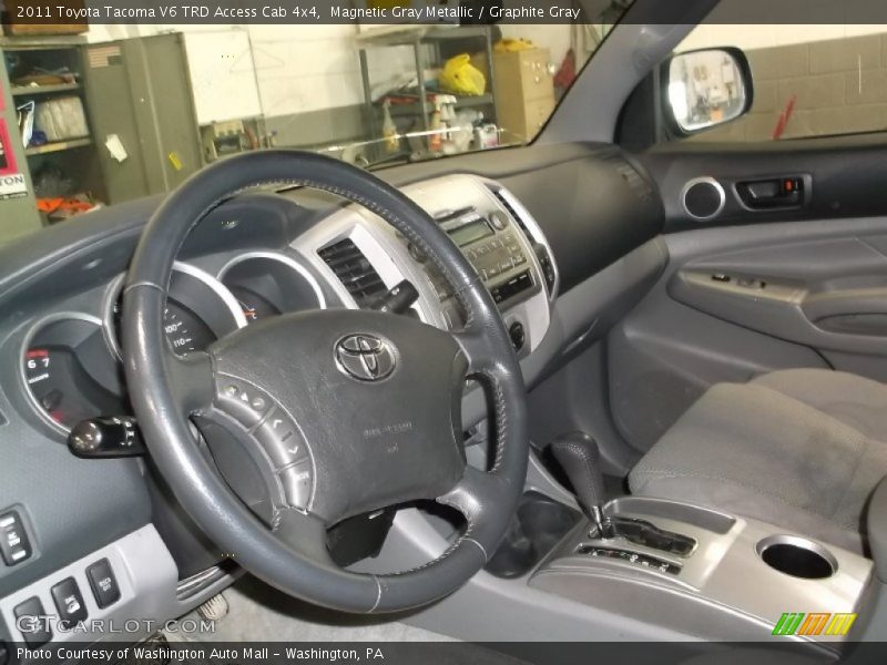 Magnetic Gray Metallic / Graphite Gray 2011 Toyota Tacoma V6 TRD Access Cab 4x4