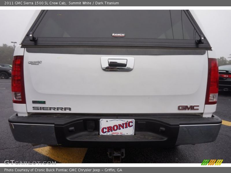 Summit White / Dark Titanium 2011 GMC Sierra 1500 SL Crew Cab