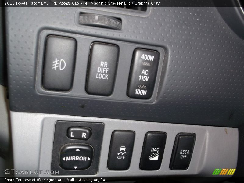 Magnetic Gray Metallic / Graphite Gray 2011 Toyota Tacoma V6 TRD Access Cab 4x4