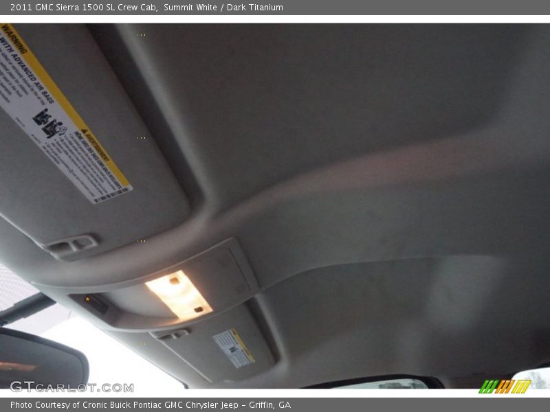 Summit White / Dark Titanium 2011 GMC Sierra 1500 SL Crew Cab