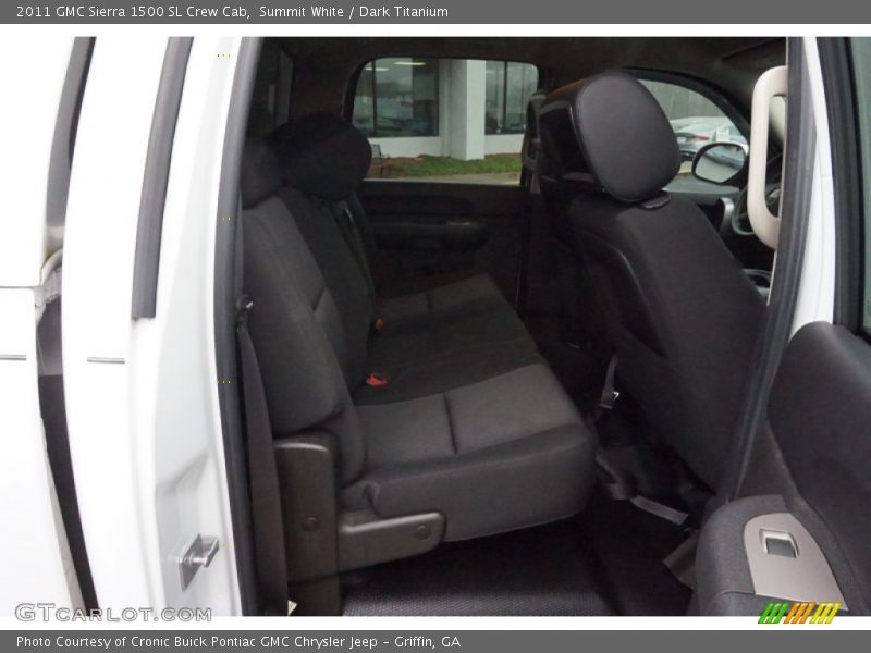 Summit White / Dark Titanium 2011 GMC Sierra 1500 SL Crew Cab