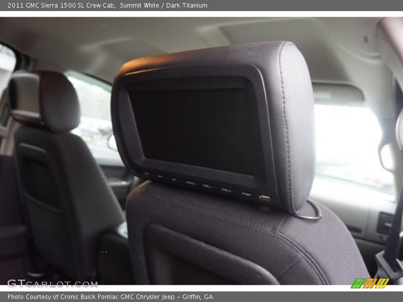 Summit White / Dark Titanium 2011 GMC Sierra 1500 SL Crew Cab