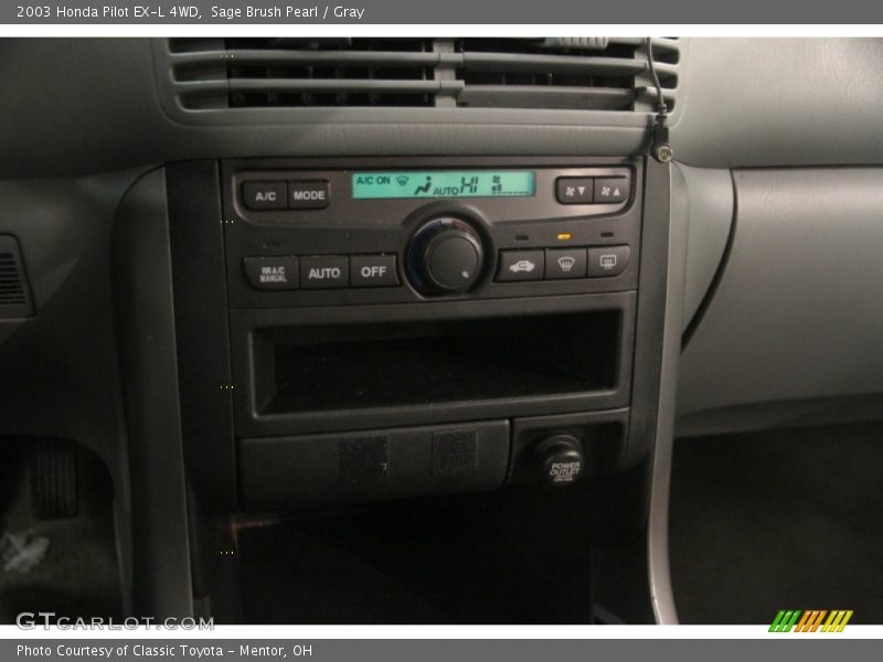 Sage Brush Pearl / Gray 2003 Honda Pilot EX-L 4WD