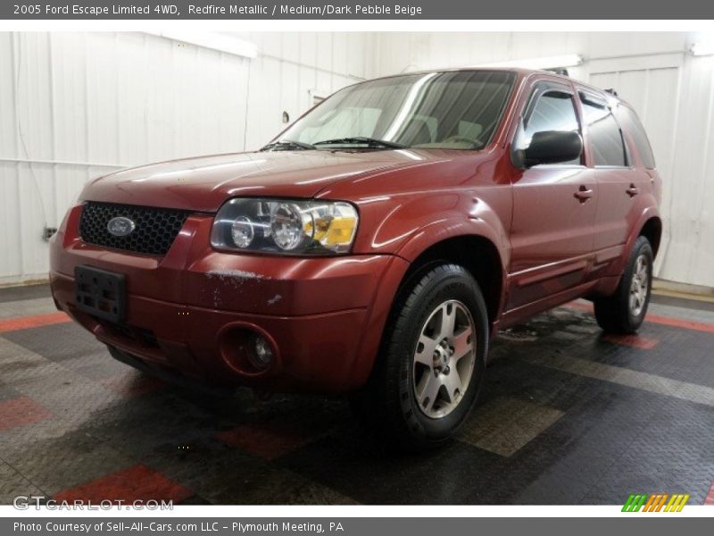 Redfire Metallic / Medium/Dark Pebble Beige 2005 Ford Escape Limited 4WD