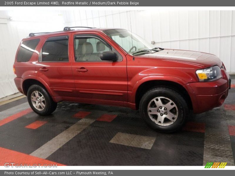 Redfire Metallic / Medium/Dark Pebble Beige 2005 Ford Escape Limited 4WD