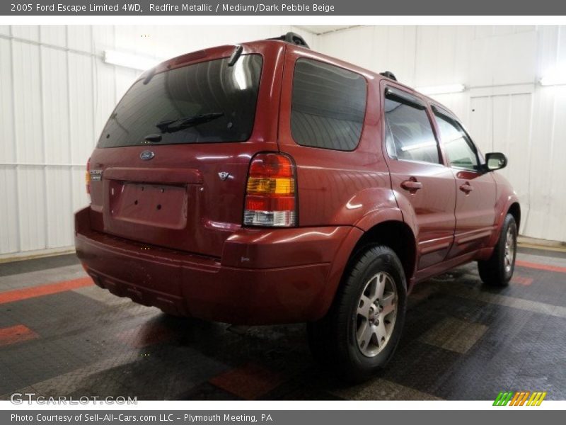 Redfire Metallic / Medium/Dark Pebble Beige 2005 Ford Escape Limited 4WD