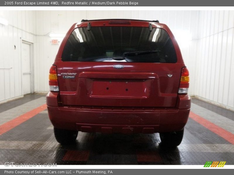 Redfire Metallic / Medium/Dark Pebble Beige 2005 Ford Escape Limited 4WD