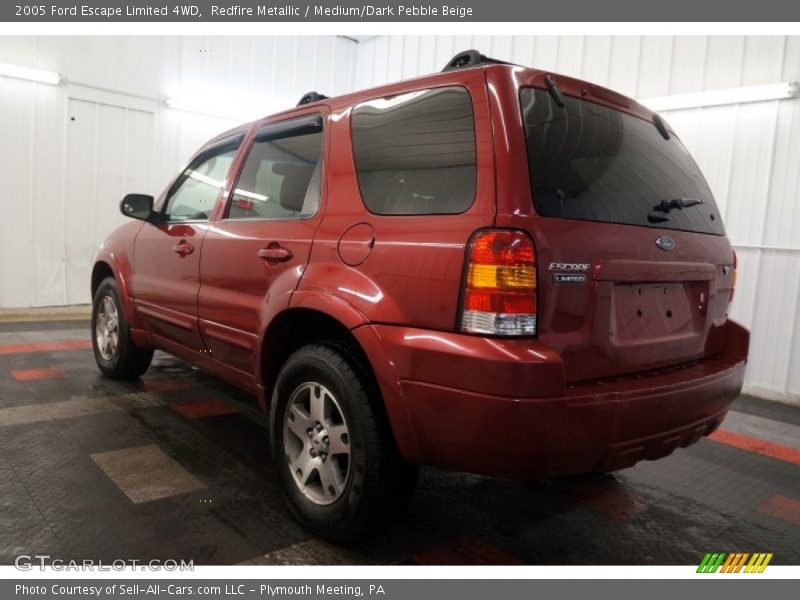 Redfire Metallic / Medium/Dark Pebble Beige 2005 Ford Escape Limited 4WD