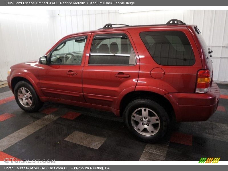 Redfire Metallic / Medium/Dark Pebble Beige 2005 Ford Escape Limited 4WD