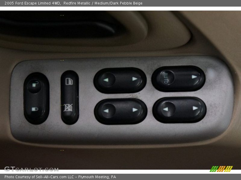 Redfire Metallic / Medium/Dark Pebble Beige 2005 Ford Escape Limited 4WD