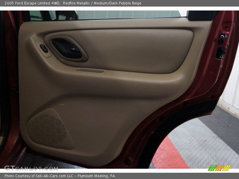 Redfire Metallic / Medium/Dark Pebble Beige 2005 Ford Escape Limited 4WD